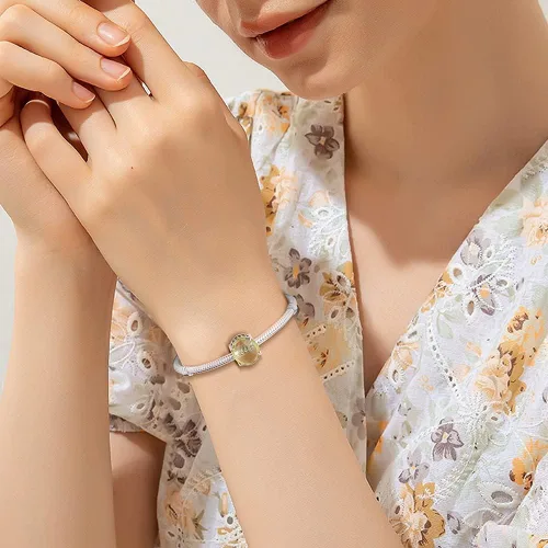 Vista 5 de MYXKHYLL Pandora Unique Temperament 925 SilverSterling Silver Happy Birthday Cake Bead Charm Fit Original Bracelet for Women Girl Jewelry Gift Femme