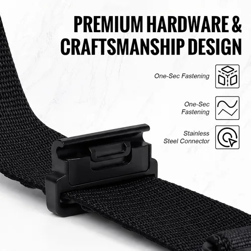 Vista 5 de for Garmin Instinct 3 45mm Watch Band, Soft Nylon Watch Band for Instinct 2 Solar/Instinct Watch Bands, Replacement Strap for Instinct