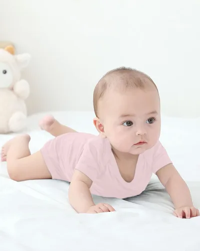 Vista 4 de GUISBY Body de manga corta para bebé, rayón de verano, recién nacido, niños y niñas, 0-24 meses
