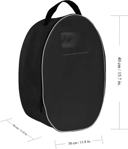 Vista 2 de LEONARK Bolsa protectora y de almacenamiento para máscara de sable de espada de esgrima - Bolsa portátil para casco de motocicleta
