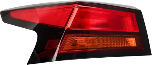 Vista 144 de Ensamble de luz trasera exterior TRQ para lado del conductor izquierdo trasero. Compatible con Toyota Corolla XLE 2020, 2021, 2022 y Toyota Corolla