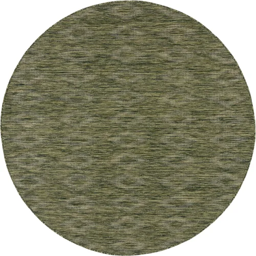 Vista 2 de SAFAVIEH Courtyard Collection CY8522 - Alfombra redonda de 6 pies 7 pulgadas x 6 pies 7 pulgadas, color verde oliva para interiores y exteriores