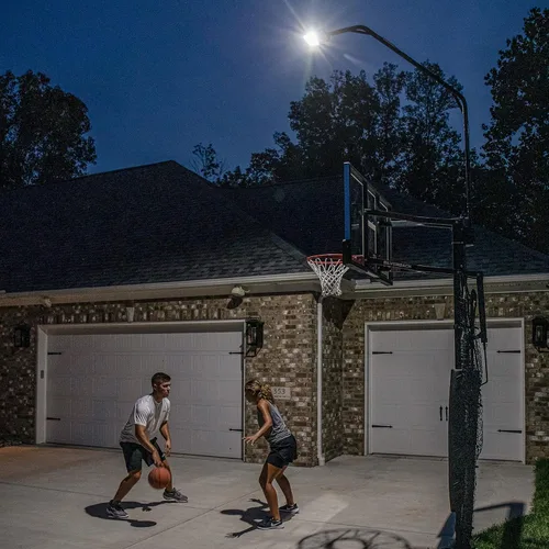 Vista 9 de Silverback La luz LED de aro de baloncesto ilumina el tablero
