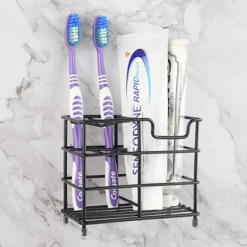 Vista 5 de Linkidea Soporte de pared para cepillo de dientes para baño, soporte de cepillo de dientes de acero inoxidable para cepillo de dientes eléctrico