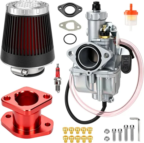 Vista 14 de FVRITO - Carburador de alto rendimiento VM22 de 26 mm para Predator 212cc 196cc Coleman CT200U BT200X Mini Bike KT196 Go Kart GX160 GX200 6.5hp