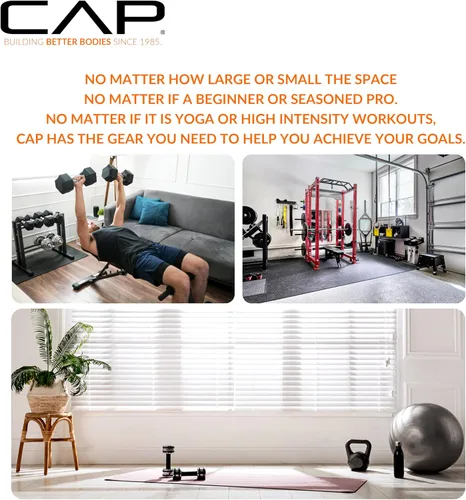 Vista 7 de CAP Barbell Horizontal Bar Wall Rack