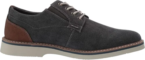 Vista 6 de Nunn Bush Barklay lona para hombre con cordones Oxford
