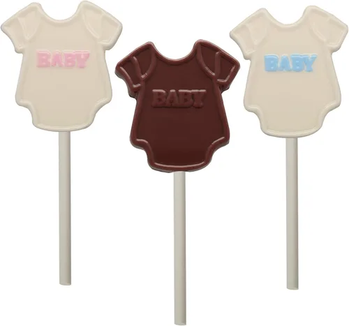 Vista 3 de Cybrtrayd Baby Outfit Lollipop - Molde de caramelo de chocolate