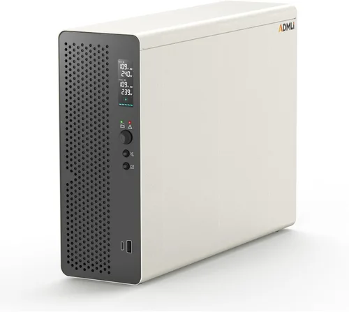 Vista 9 de Batería de reserva de UPS LiFePO4 de 1500VA/1000W, onda sinusoidal Gris