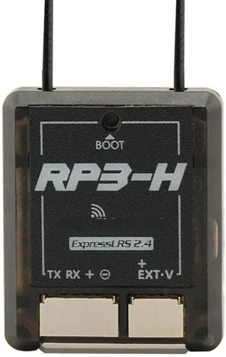 Vista 3 de DTRNYCZ Piezas del dron para Radiomaster RP3-H 2.4GHz ExpressLRS Nano Receptor Dual incorporado TCXO Optimizado PCB