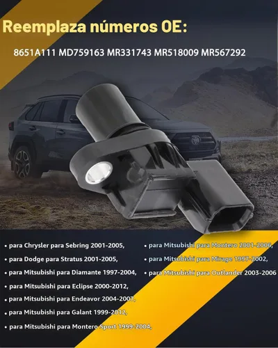 Vista 6 de OCPTY Sensor de velocidad de transmisión del vehículo para Mitsubishi