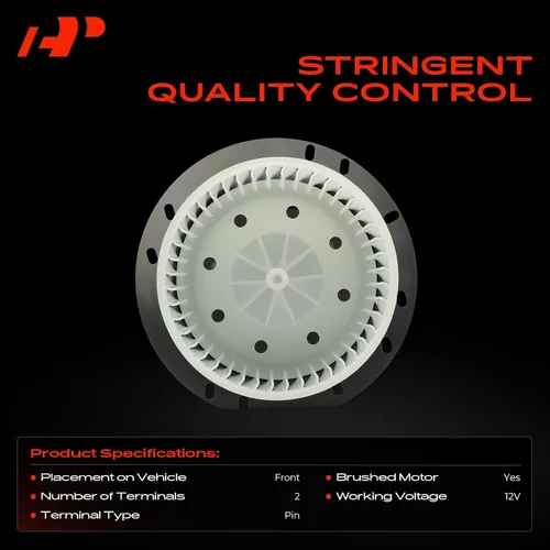 Vista 3 de A-Premium Motor de ventilador delantero de calefactor HVAC con jaula de ventilador compatible con vehículos Ford - E-150, E-250, E-150/E-250/E-350