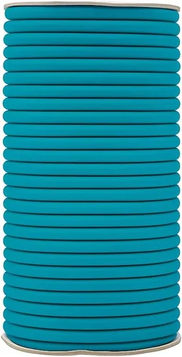 Vista 9 de Mandala Crafts Cuerdas elásticas negras de 1/5 de pulgada y 0.197 in – 22 yardas de cuerda elástica resistente para cuerda de kayak, reemplazo