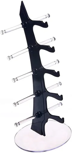 Vista 4 de Soporte de acrílico para gafas, soporte para gafas de sol, soporte acrílico para gafas de sol (5 marcos para cada soporte)