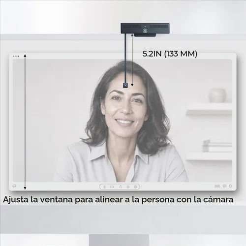 Vista 8 de iContact Camera Cámara web de contacto ocular ProXL 4K para monitores de 30