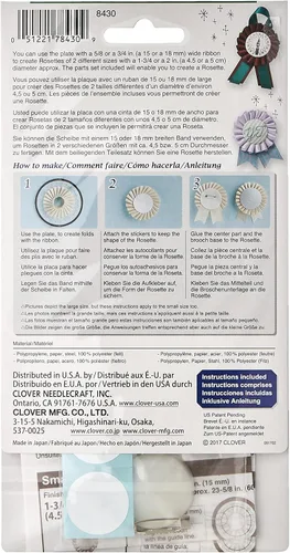 Vista 2 de Clover 8430 Rosette Maker Small