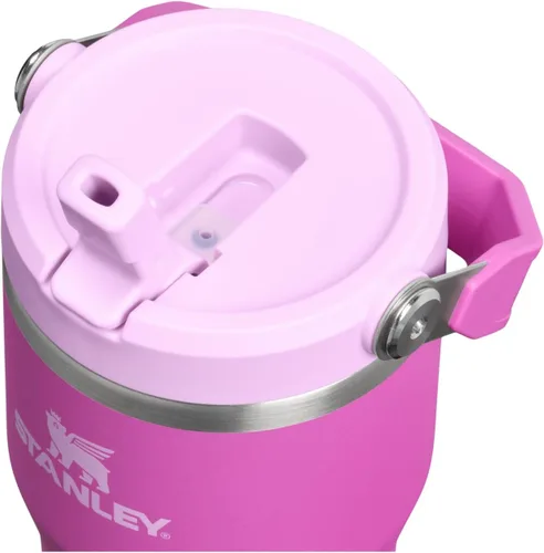 Vista 2 de STANLEY IceFlow 2.0 - Vaso con pajita, 20 onzas, flor oscura