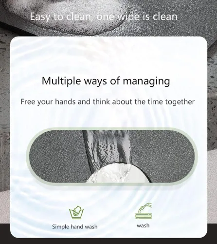 Vista 7 de Tapete absorbente de grifo, protector contra salpicaduras para grifo de fregadero de cocina, atrapa goteo de grifo de microfibra para encimeras