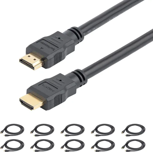 Vista 7 de StarTech.com cable HDMI de alta velocidad a HDMI Negro 4K High Speed HDMI Cable with Ethernet, UHD Video, HDMI 1.4, for Monitors, Projectors, TVs