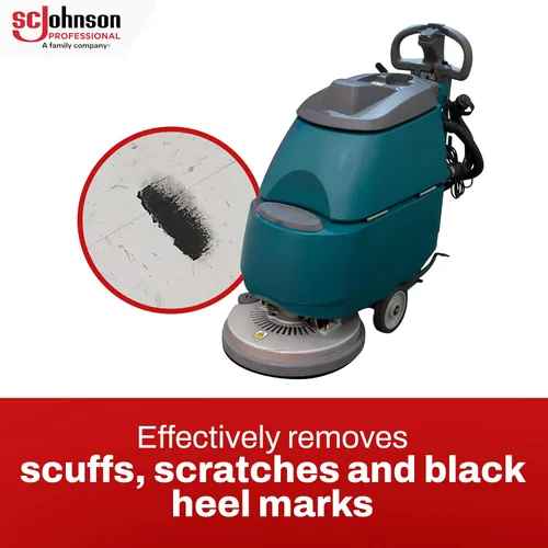 Vista 4 de SC Johnson Professional EZ Care - Almohadilla de limpieza resistente de 16 pulgadas de diámetro, caja de 5