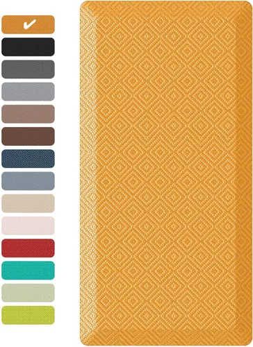 Vista 13 de Ophanie Tapetes de cocina para piso, alfombras de cocina de 3/4 de pulgada de grosor, 20 x 32 pulgadas, tapete acolchado antifatiga para estar