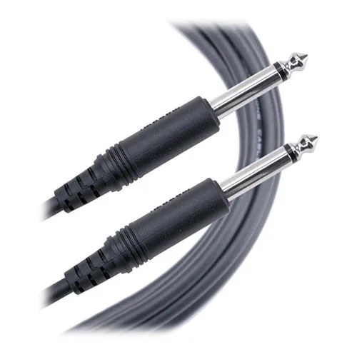 Vista 2 de Mogami PURE PATCH PP-20 Cable de audio profesional, conectores macho TS desequilibrados de 1/4 pulgadas, contactos de níquel, conectores rectos, 20