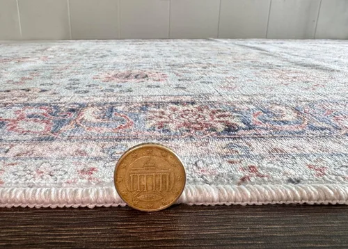 Vista 275 de GLN Rugs Traditional Collection - Alfombra de felpilla lavable a máquina, tradicional lavable, antideslizante, alfombra de felpilla de pelo corto