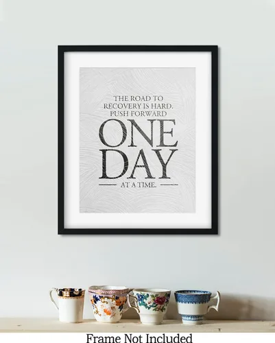 Vista 7 de Govivo Sobrio - Regalos de recuperación para hombres y mujeres - Arte de pared sobriedad - Decoración de habitación de aliento de recuperación