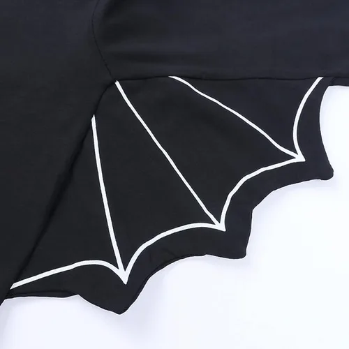 Vista 4 de AGQT Newborn Infant Babys Black Bat Costume Halloween Dress Up 2pcs Romper Size 0-24 Months