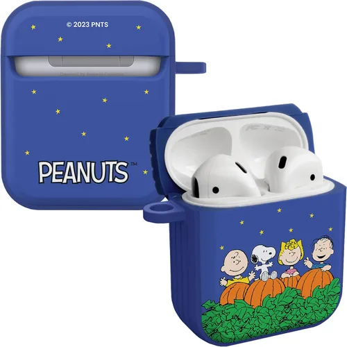 Vista 12 de Affinity Bands Peanuts Halloween HDX - Funda compatible con Apple AirPods Gen 1 y 2 (gran calabaza)