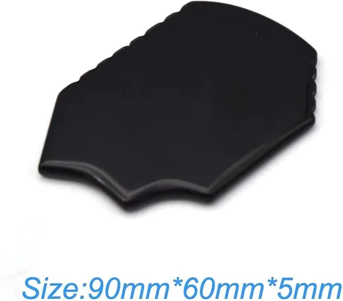 Vista 5 de RODEREK Herramientas Gua Sha, herramienta de masaje de raspado de obsidiana Gua Sha, tabla facial de Gua Sha, herramienta de masaje unisex Gua Sha
