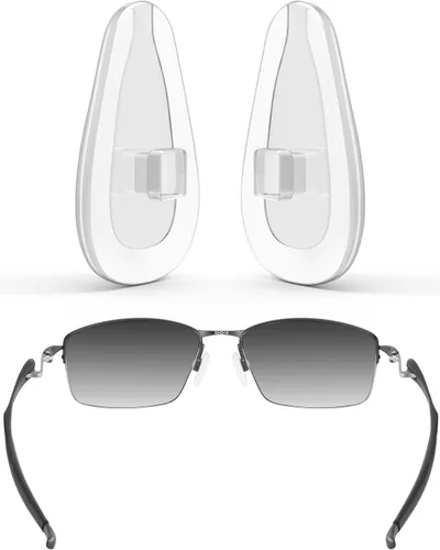 Vista 2 de Piezas de almohadillas de nariz de repuesto para gafas de sol Oakley Contrail OO4147 transparentes