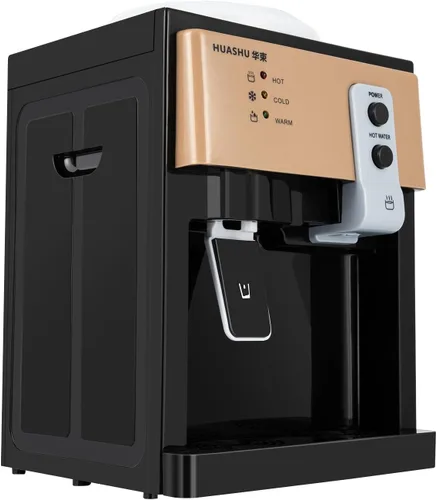 Vista 9 de Dispensador de enfriador de agua de carga superior, pequeña máquina de enfriador de agua eléctrico, diseño duradero con forro de acero inoxidable