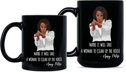 Vista 2 de We Got Good Nancy Pelosi - Taza de café Nancy Pelosi Clap Pelosi Clapback
