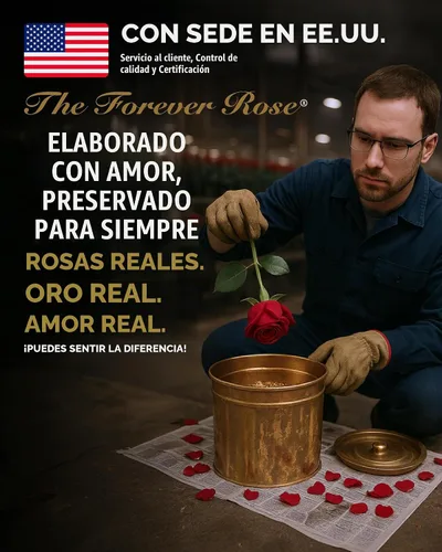 Vista 3 de Forever Rose Sumergido a mano en oro de 24 quilates, piedra natal de junio Perla de junio