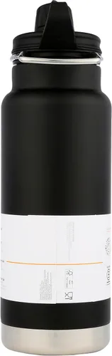 Vista 4 de Klean Kanteen TKWide 32oz (con tapa para chug), color negro