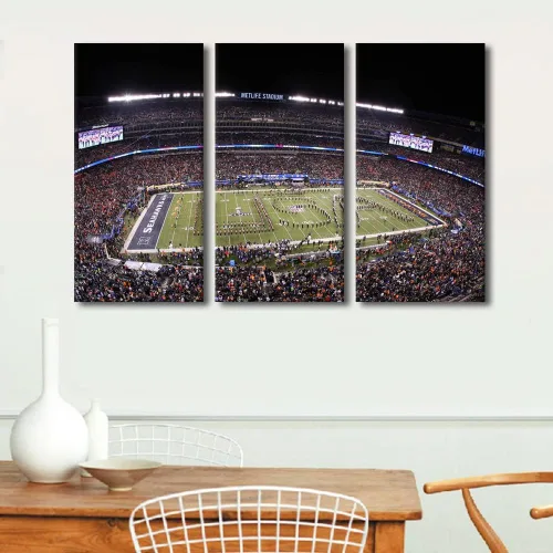 Vista 65 de Lincoln - Lienzo decorativo para pared, diseño de campo financiero de Filadelfia, paisaje de estadio de fútbol de Filadelfia, decoración de pared