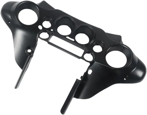 Vista 5 de Carenado interior de murciélago superior delantero compatible con Harley Touring Street Glide Electra Glide FLHT FLHTC 1996-2013 negro mate