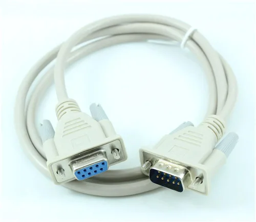 Vista 2 de MyCableMart 3ft Serial Cable, DB9/DB9 RS232 Male to Female Extension Cable