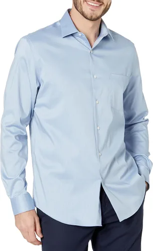 Vista 20 de Van Heusen Camisa de vestir para hombre, ajuste regular, cuello flexible, elástica, sin arrugas
