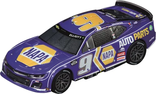 Vista 9 de Carrera GO 62582 NASCAR Talladega Competition - Juego de pista de carreras de juguete para niños, incluye 2 controladores de mano y 2 autos