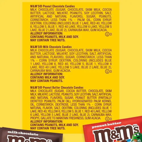 Vista 3 de Paquete de M&M's variados.