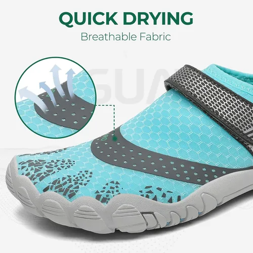 Vista 4 de SAGUARO Zapatos de agua para hombre y mujer, secado rápido, para natación, surf, playa, kayak, zapatos descalzos, puntera ancha