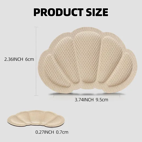 Vista 2 de Almohadillas para el talón, almohadillas de talón para zapatos sueltos demasiado grandes, para hombres y mujeres, ajuste mejorado y comodidad