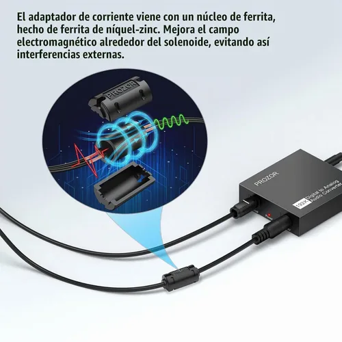 Vista 2 de PROZOR Adaptador de fuente de alimentación Adaptador de corriente alterna 5V 1A Transformador Cargador de pared Longitud del cable de CC 60.2 in