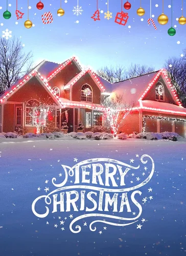 Vista 7 de Luces de Cadena LED de Navidad C9, 68 Pies 100 LED Luces de Techo Strawberry con 100 Clips Todo en Uno, Grado Comercial Impermeable Extensible