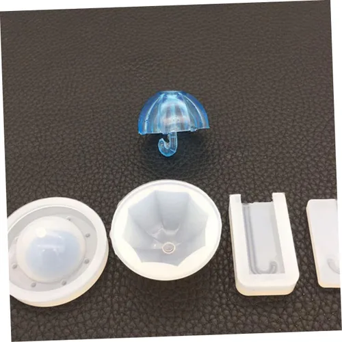 Vista 4 de EXCEART Moldes de silicona para manualidades, moldes epoxi para artesanías flexibles y decoración de escritorio