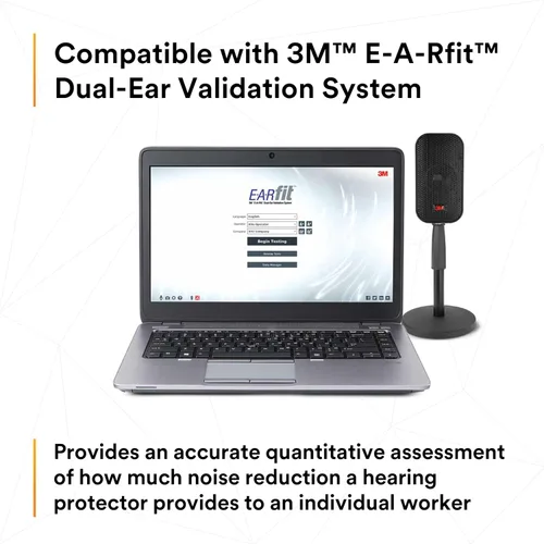 Vista 9 de 3M PELTOR Protección Auditiva Optime 95 Orejeras, Copas Ajustables, Compatible con E-A-Rfit, Acero Inoxidable