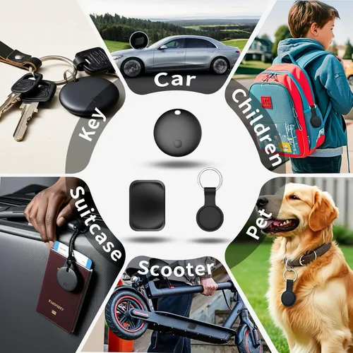 Vista 4 de Mini rastreador GPS para vehículos (compatible con iOS y Android), dispositivo magnético oculto de seguimiento de automóvil, sin tarifa mensual