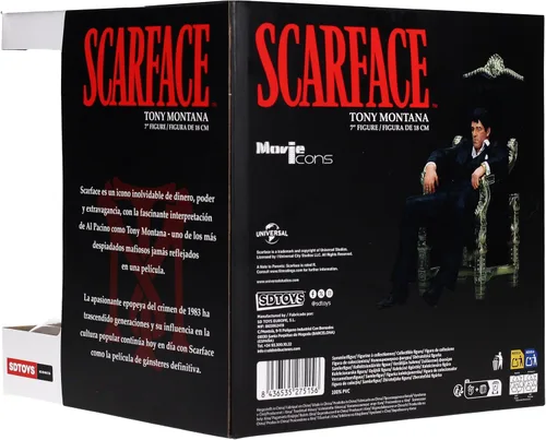 Vista 7 de Iconos de películas Scarface: Trono de Tony Montana Figura de 7